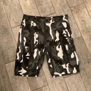 Camo Cargo Shorts